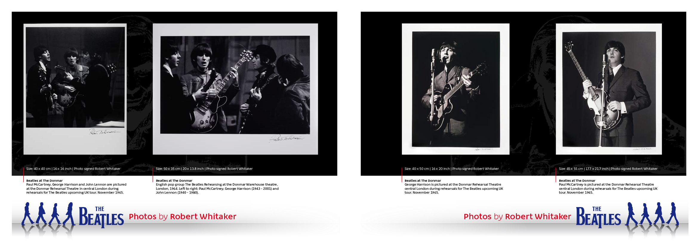 Beatles Photo Collection by Robert Whitaker