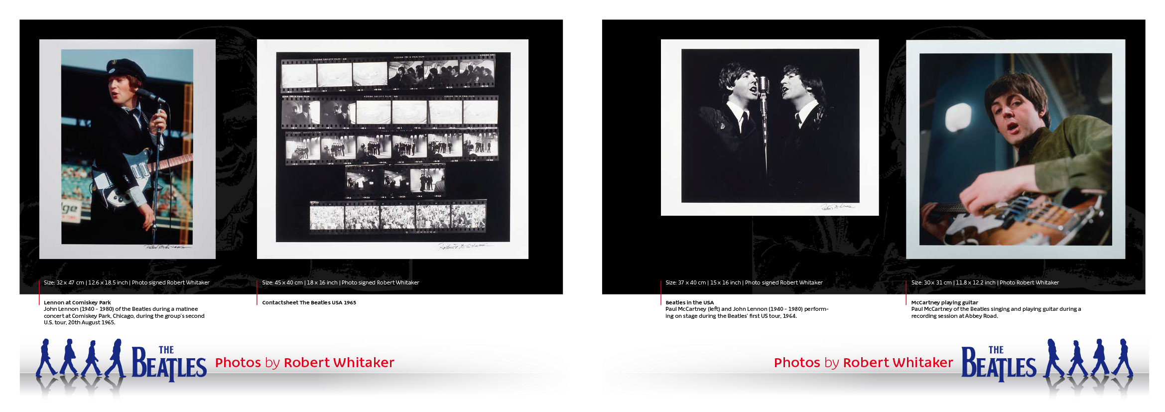 Beatles Photo Collection by Robert Whitaker